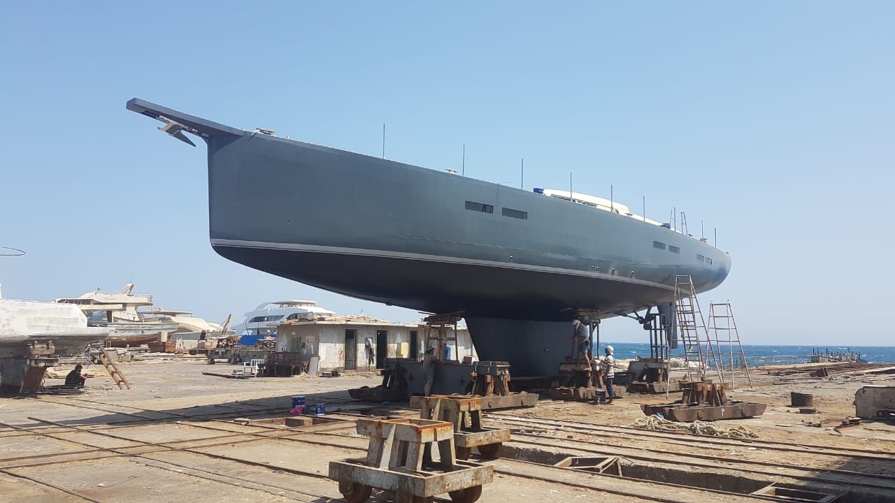 Sailing Yacht for Sale – Completed Steel Hull 24 m Ready for Custom Interior main photo